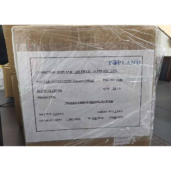 PACKING,3-RING P/N# 648402600 DELIVERED TO OVERSEAS